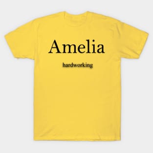 Amelia Name meaning T-Shirt